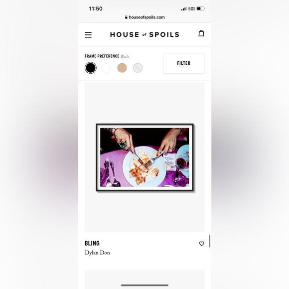 House of Spoils “Bling” framed photo - Picture 1 of 1